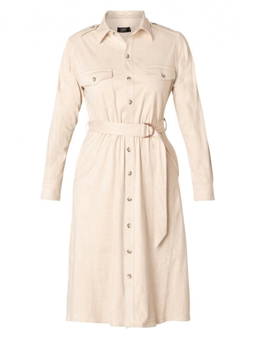 Angelique jacket dress, soft sand