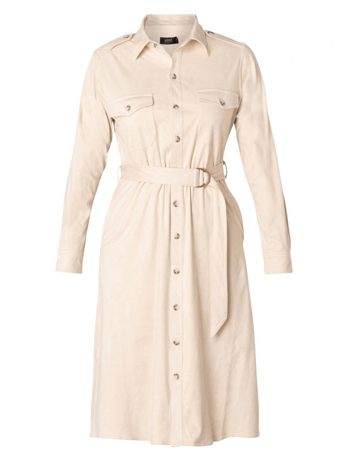 Angelique jacket dress, soft sand