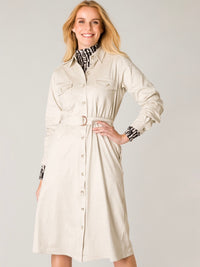 Angelique jacket dress, soft sand