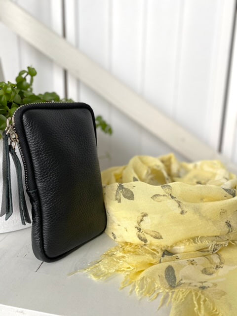 Cherry Blossom scarf, yellow