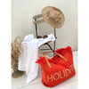 Holiday shopper, red