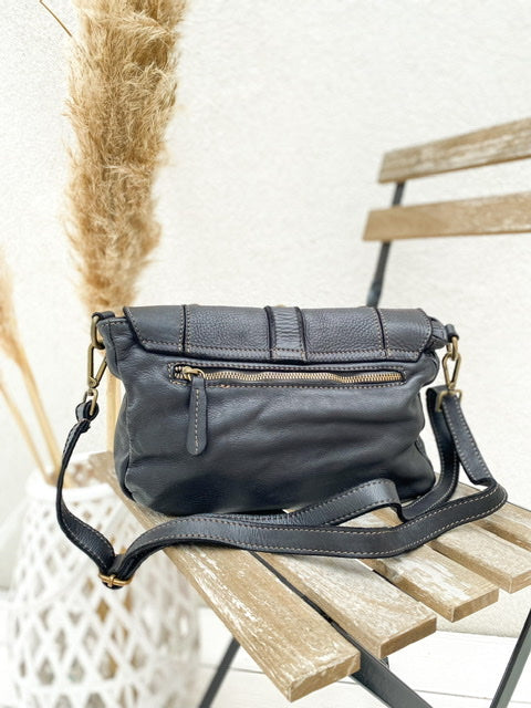 Vermont leather bag, black