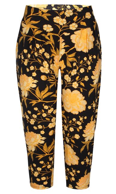 Uria capri pants, black
