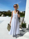 Garda Bay maxi dress, white