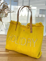 Holiday shopper, yellow