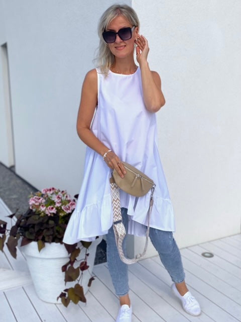 Malibu dress/tunic, white