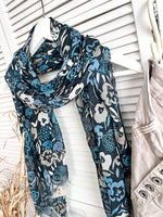 Keto scarf, blue