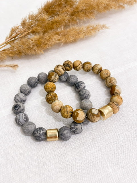 Cecilia bracelet, gray