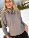 Camilla polo sweater, gray