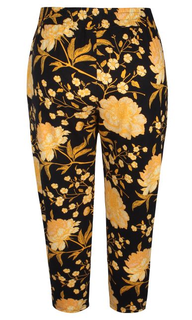 Uria capri pants, black
