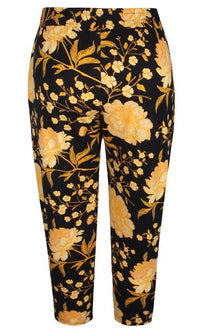 Uria capri pants, black