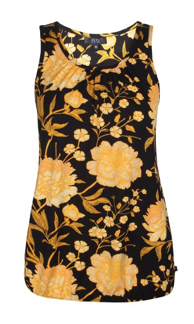 Uria top, black