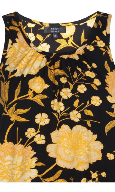 Uria top, black