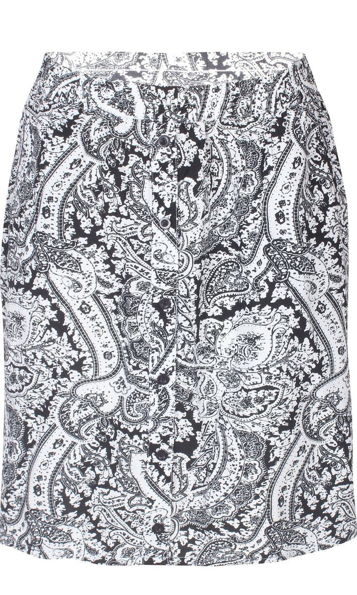 Jamina skirt, black/white
