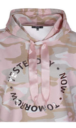Alaya Camo hoodie, pink