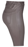 Dixie jeggings with zipper, mud