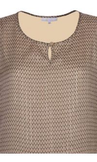 Valerie -sifonkipusero, beige