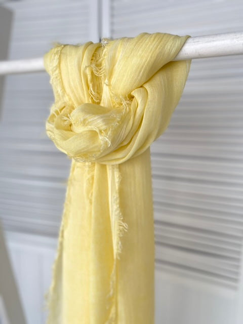 Classic Blanca scarf, yellow