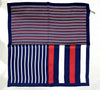 Brenda silk scarf, bluish-red