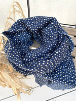 Natali scarf, navy