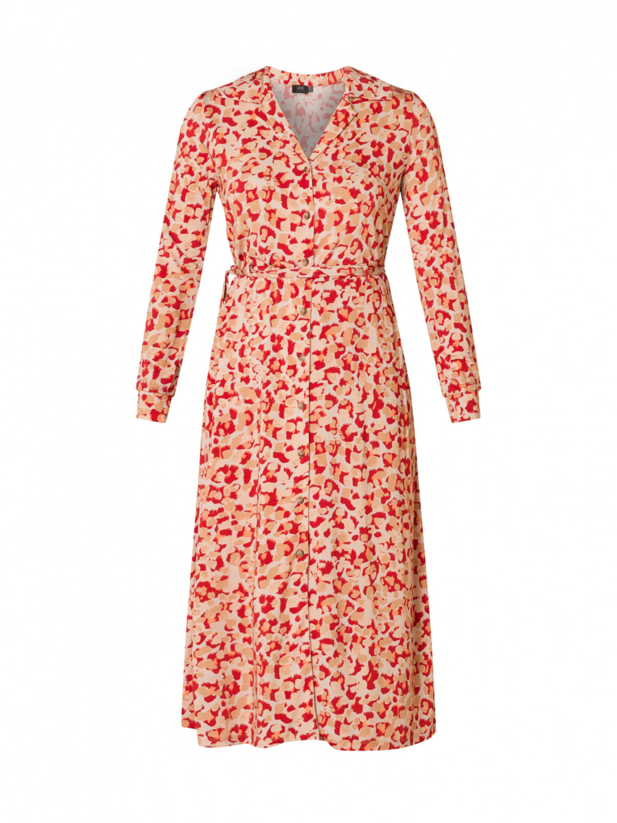 Gina -mekko, light camel / multicolor