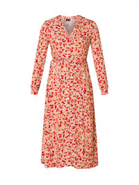 Gina -mekko, light camel / multicolor