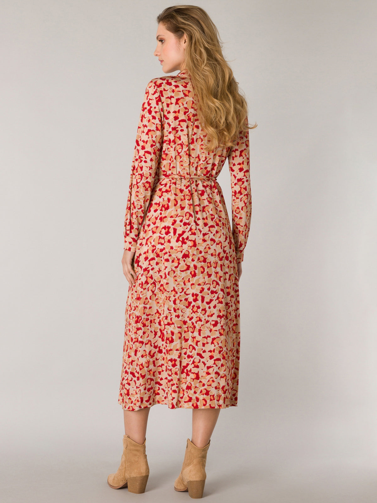 Gina -mekko, light camel / multicolor