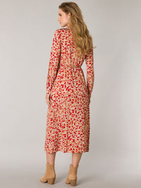 Gina -mekko, light camel / multicolor