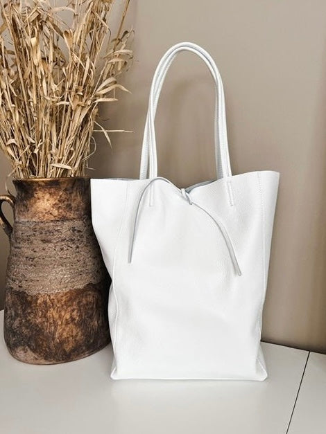 Gloria -nahkashopperi, valkoinen