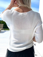 Amaranda sweater, white