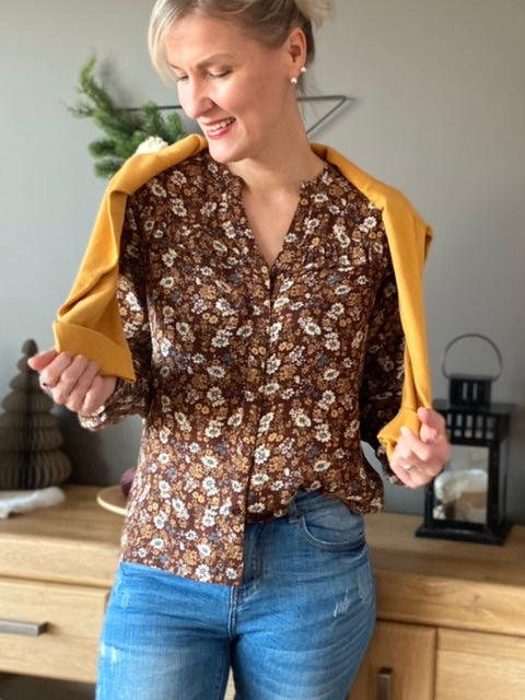 Lunedi blouse, brown