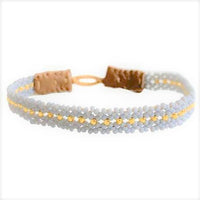 Cap Silk bracelet, cream