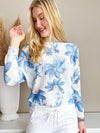 Flores sweater, blue