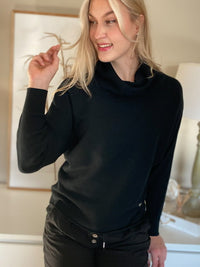 Camilla polo shirt, black