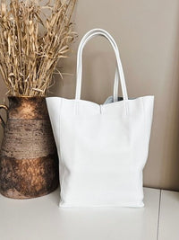 Gloria -nahkashopperi, valkoinen