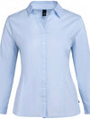 Adela collared shirt, light blue ( plus sizes )