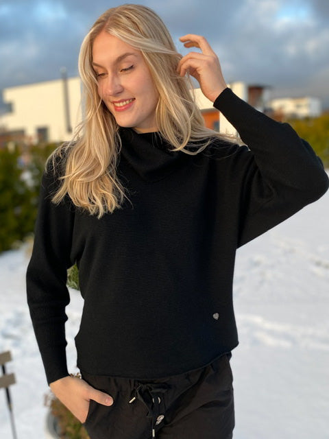 Camilla polo shirt, black