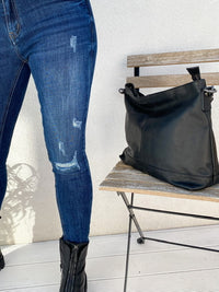 Denim slim Destroyed -farkut, sininen