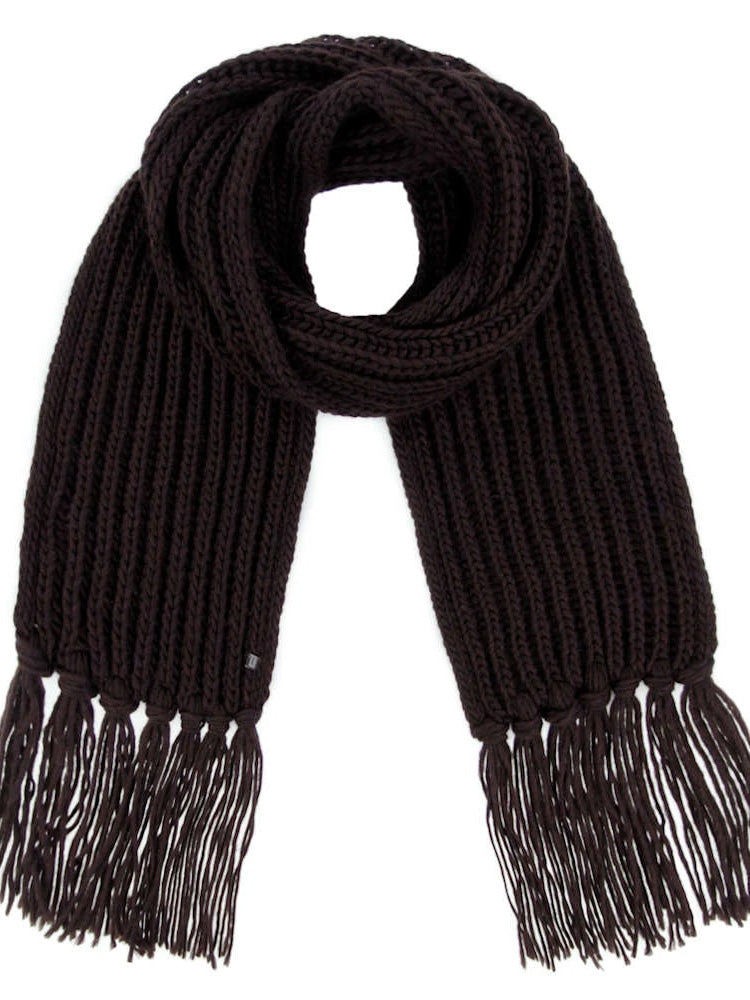 Geanna scarf, dark brown