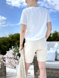 Para Mi Zoe shorts, beige