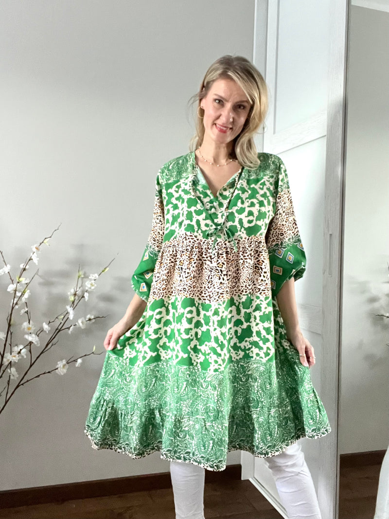 Memphis dress / tunic, green