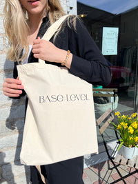 Base Level tote bag, natural