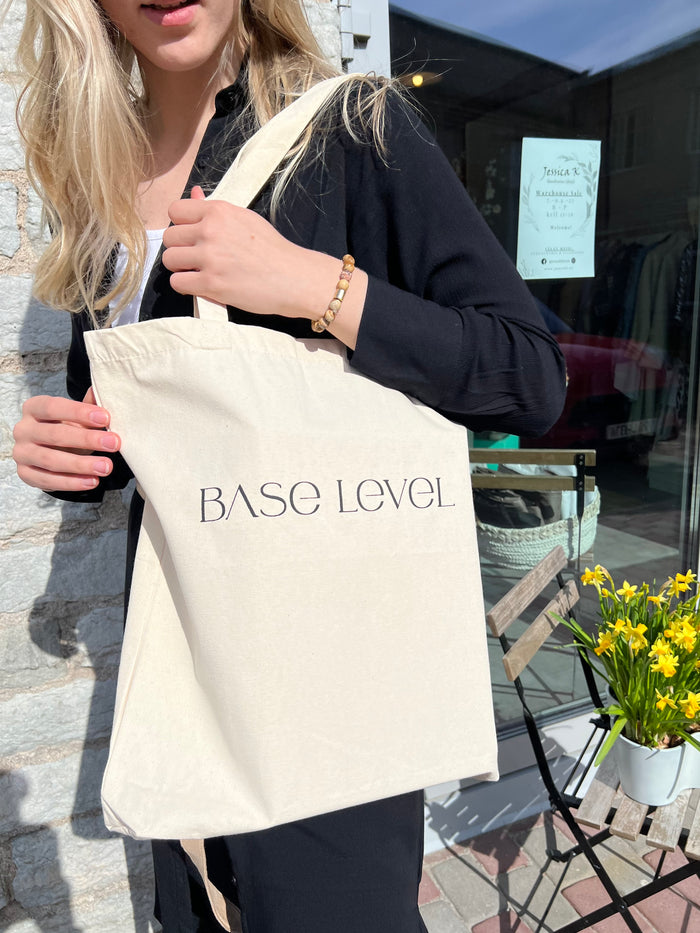 Base Level tote bag, natural