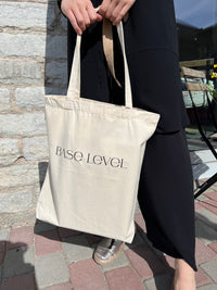 Base Level tote bag, natural