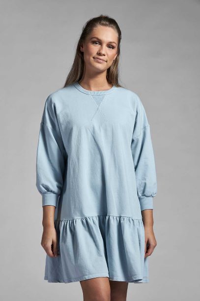 Sweatshirt dress, light blue