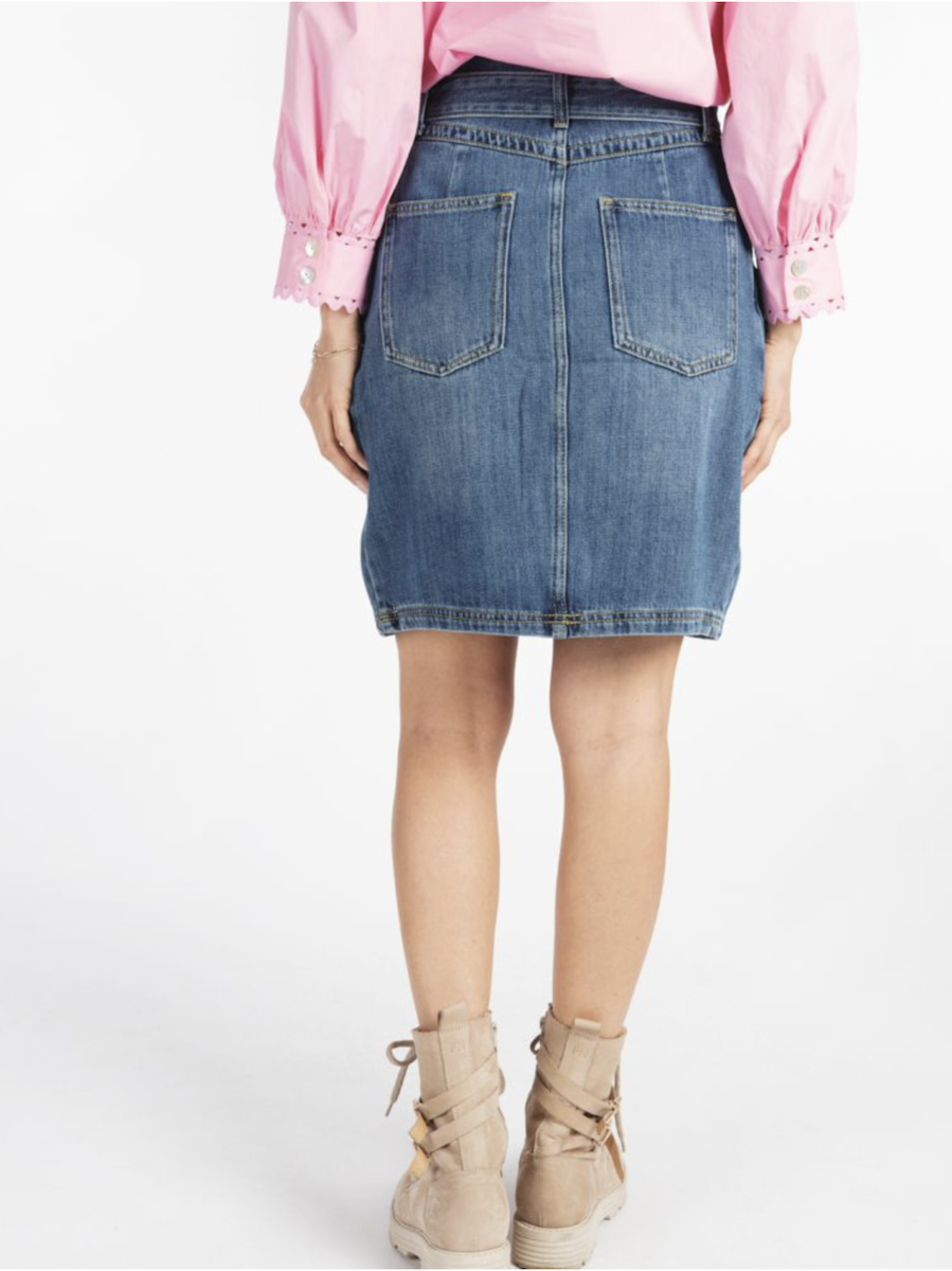 Esqualo Paperbag -farkkuhame, tummansininen