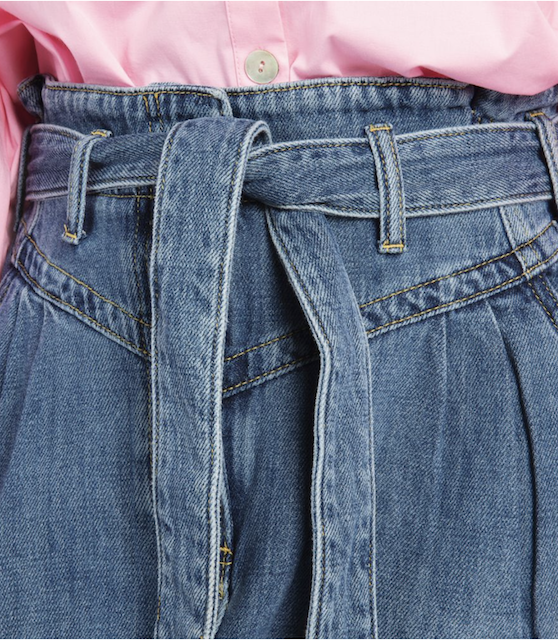 Esqualo Paperbag -farkkuhame, tummansininen