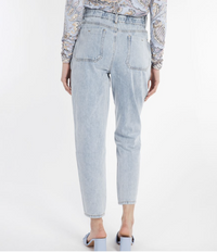 Esqualo Paperbag -farkut, light blue