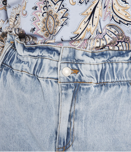 Esqualo Paperbag -farkut, light blue