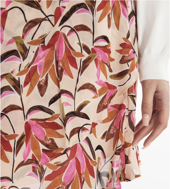 Esqualo Sweet Magnolia frill skirt
